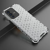 Honeycomb case pansret cover med en gel ramme til Vivo V23 5G gennemsigtig