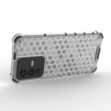 Honeycomb case pansret cover med en gel ramme til Vivo V23 5G gennemsigtig