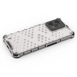 Honeycomb case pansret cover med en gel ramme Realme C31 gennemsigtig