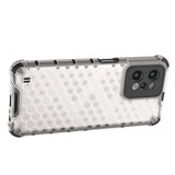 Honeycomb case pansret cover med en gel ramme Realme C31 gennemsigtig