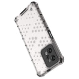 Honeycomb case pansret cover med en gel ramme Realme C31 gennemsigtig