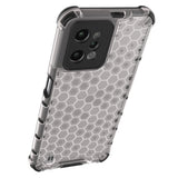 Honeycomb case pansret cover med en gel ramme Realme C31 gennemsigtig
