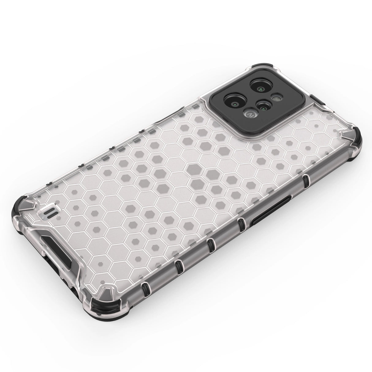 Honeycomb case pansret cover med en gel ramme Realme C31 gennemsigtig