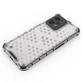 Honeycomb case pansret cover med en gel ramme Realme C31 gennemsigtig