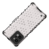 Honeycomb case pansret cover med en gel ramme Realme C31 gennemsigtig