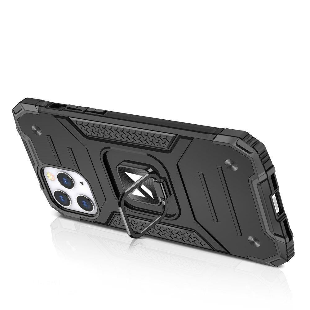 Wozinsky Ring Armor iPhone 14 Pro Max Armored Case Magnetisk Holder Ring Gold