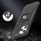 Wozinsky Ring Armor case til iPhone 14 Pro Max pansret cover magnetisk holder ring rød