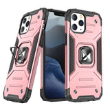 Wozinsky Ring Armor iPhone 14 Pro case pansret cover magnetisk holder ring guld
