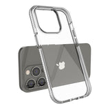 Spring Case til iPhone 14 Pro silikonhylster med lysblå ramme