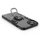 Ring Armor Case for iPhone 14 Pro pansret cover magnetisk holder ring sort