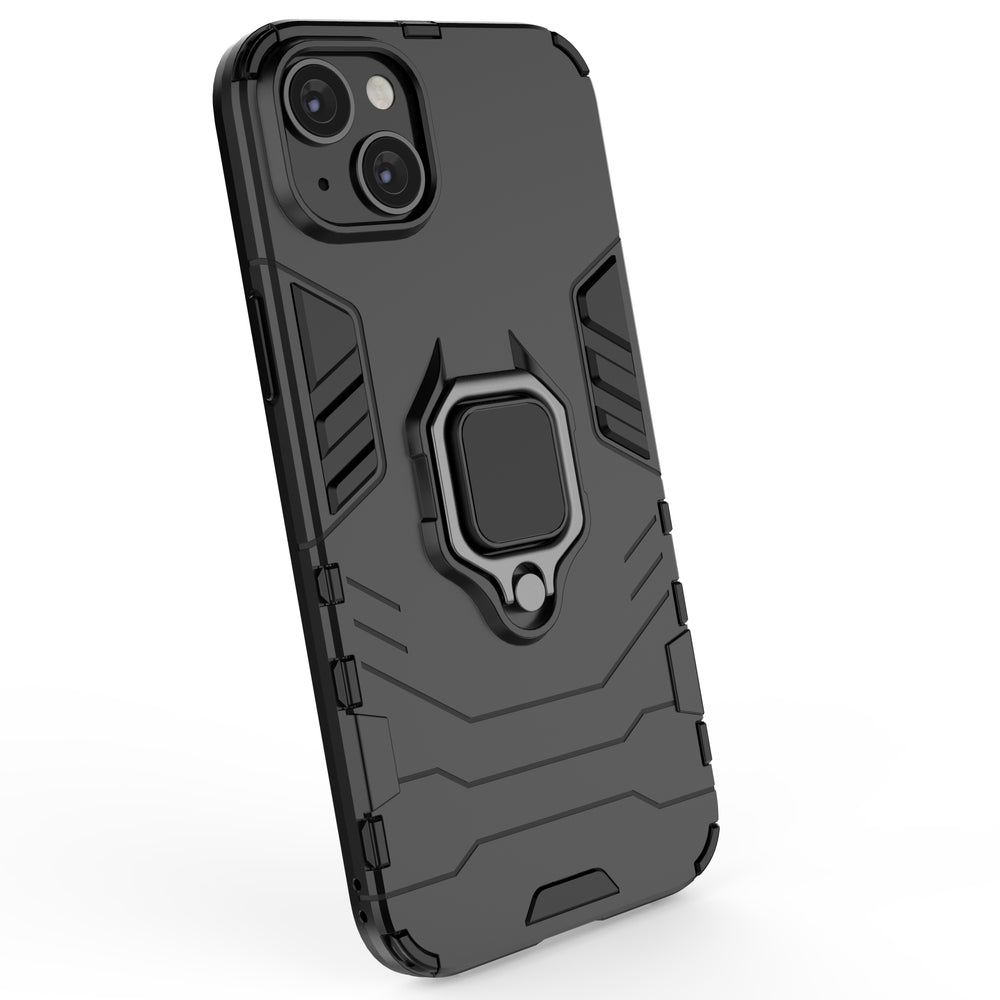 Ring Armor Case for iPhone 14 Pro pansret cover magnetisk holder ring sort