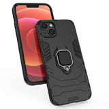 Ring Armor Case for iPhone 14 Pro pansret cover magnetisk holder ring sort