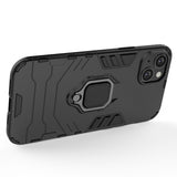 Ring Armor case til iPhone 14 Pro Max pansret cover magnetisk holder ring sort