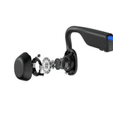 Shokz OpenMove bone conduction open-ear headphones blue