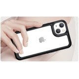 Outer Space Case iPhone 14 Plus hardcover med en gel ramme sort