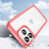 Outer Space Case iPhone 14 Pro Max hardcover med en gel ramme rød