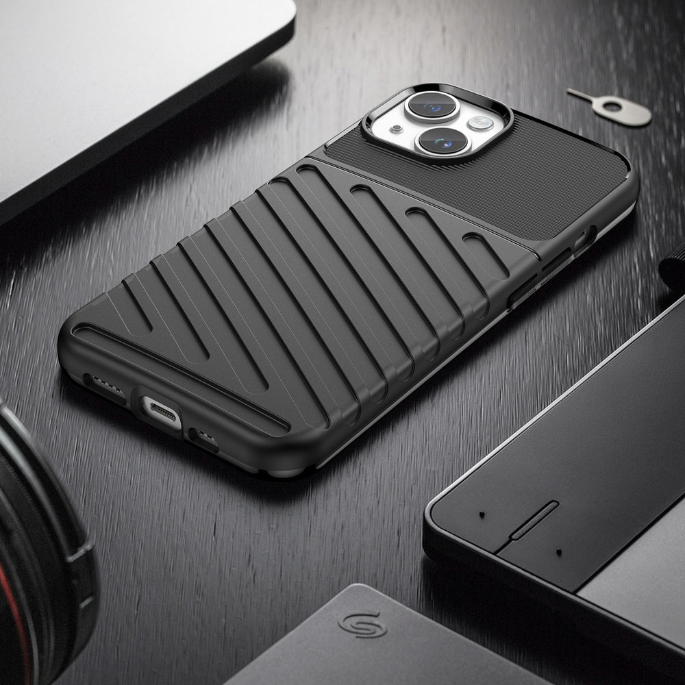 Thunder Case iPhone 14 Plus pansret kuffert sort