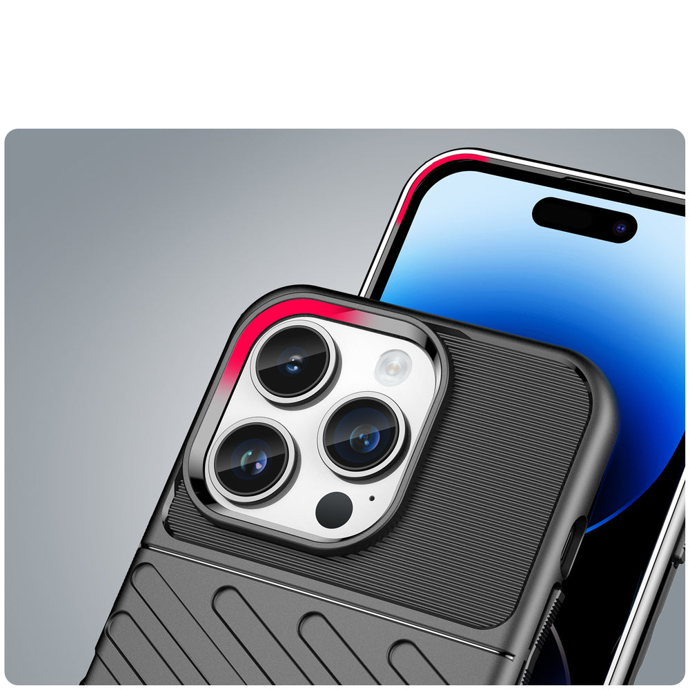 Thunder Case iPhone 14 Pro pansret kuffert sort