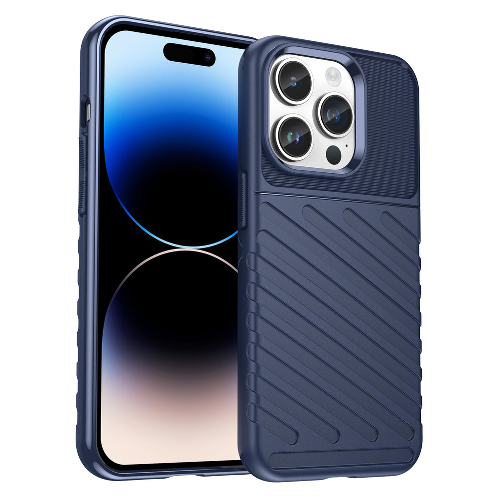 Thunder Case iPhone 14 Pro blå pansret sag