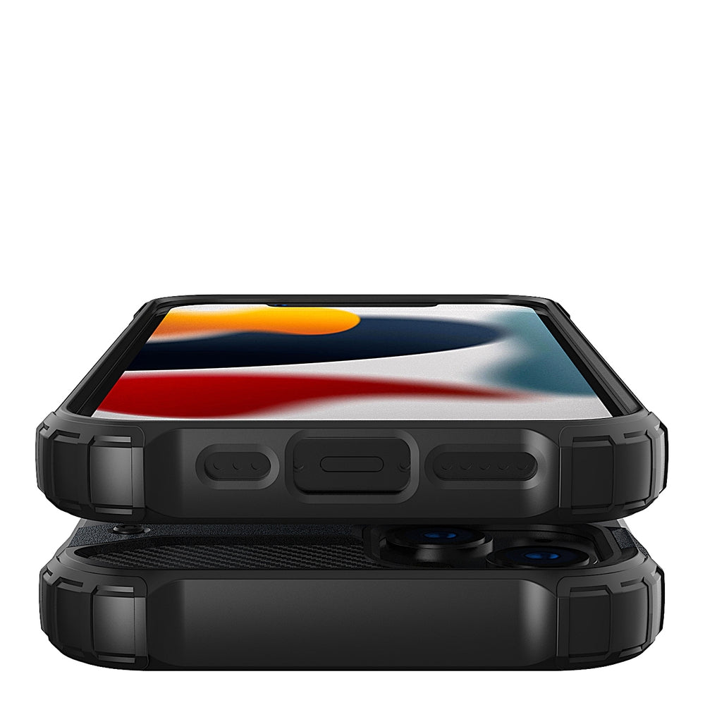 Hybrid Armor case til iPhone 14 Plus pansret hybrid cover blå