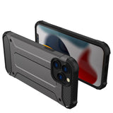 Hybrid Armor case til iPhone 14 Pro Max pansret hybrid cover blå
