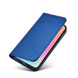 Magnetkort Hylde Hylde til iPhone 14 flip cover tegnebog stativ blå