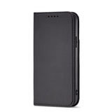 Magnet Card Case Case for iPhone 14 Pro flip cover tegnebog stand sort