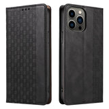 Magnet Strap Case til iPhone 14 Pro Flip Wallet Mini Lanyard Stand Black
