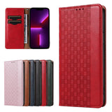 Magnet Strap Case iPhone 14 Pro Case med Flip Wallet Mini Lanyard Stand Red