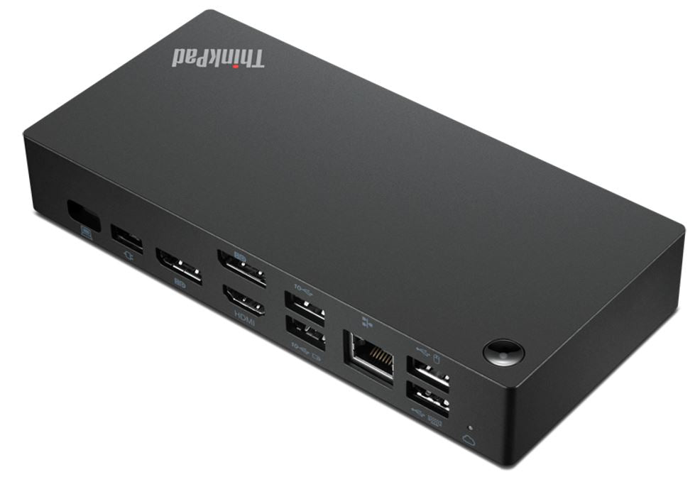 Lenovo ThinkPad Universal USB-C Smart Dock Ledningsført USB 3.2 Gen 2 (3.1 Gen 2) Type-C Sort