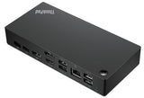 Lenovo ThinkPad Universal USB-C Smart Dock Ledningsført USB 3.2 Gen 2 (3.1 Gen 2) Type-C Sort