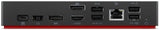 Lenovo ThinkPad Universal USB-C Smart Dock Ledningsført USB 3.2 Gen 2 (3.1 Gen 2) Type-C Sort