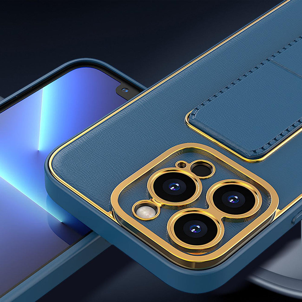 Ny Kickstand Case Case til iPhone 13 Pro med stativ sort