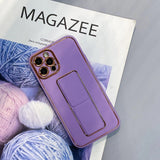 Ny Kickstand Case Case til iPhone 13 Pro med stativ lilla