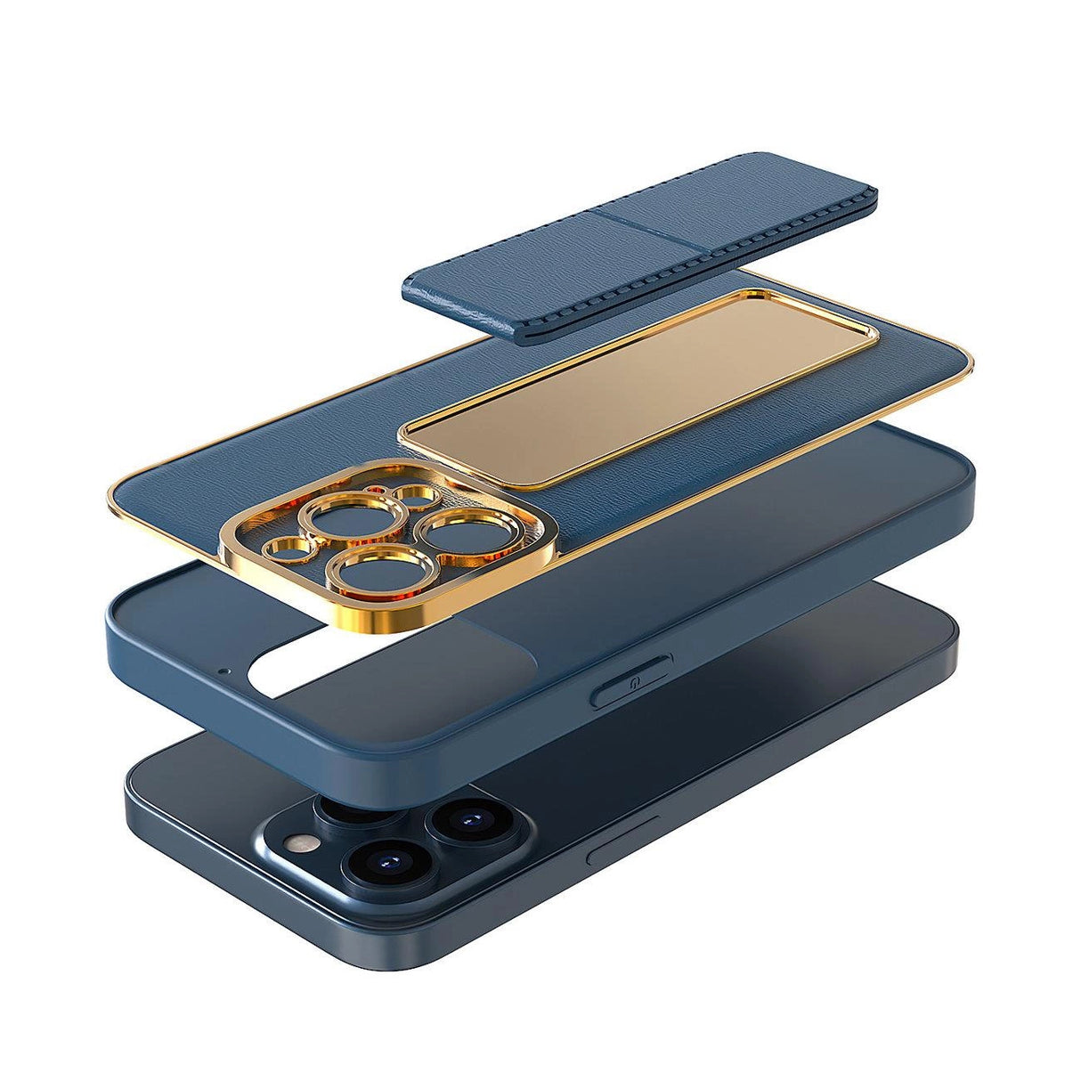 New Kickstand Case cover til Samsung Galaxy A13 med stativ blå