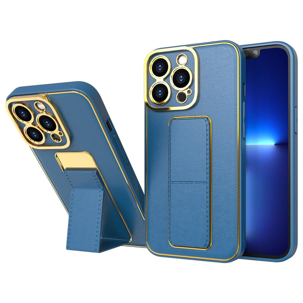 Ny Kickstand Case cover til Samsung Galaxy A12 5G med stativ blå