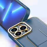 Ny Kickstand Case Case til iPhone 12 Pro med stativ rød