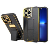 Ny Kickstand Case Case til iPhone 12 Pro med stativ sort