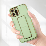 Ny Kickstand Case Case til iPhone 12 Pro med stativ lilla