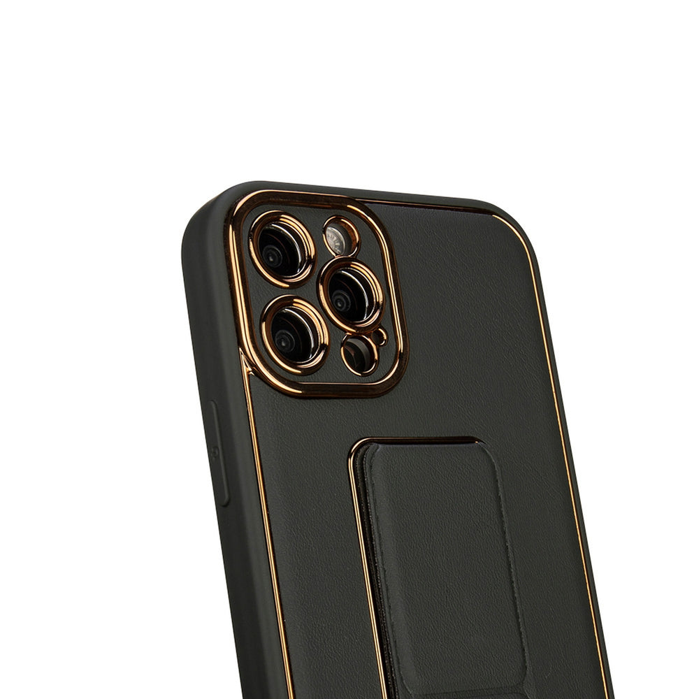 Ny Kickstand Case Case til iPhone 12 Pro med stativ lilla