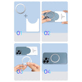 Baseus Halo-serien magnetisk ring (2 stykker/pakning) sort (PCCH000001)