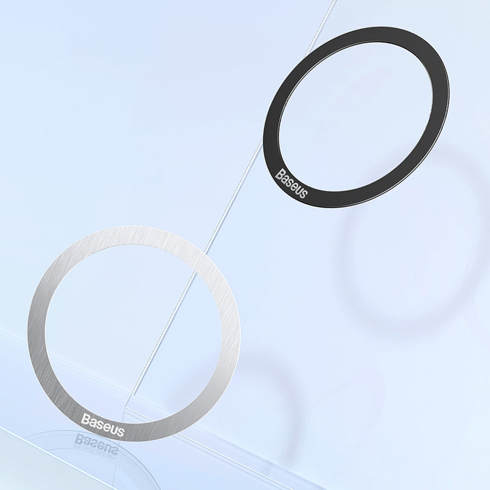 Baseus Halo-serien magnetisk ring (2 stykker/pakning) sort (PCCH000001)