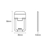 Baseus universal laptop feet stands (2 pcs.) gray (LUZC000013)