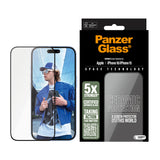 PanzerGlass ® Ceramic Skærmbeskyttelse iPhone 16 | 15 | Ultra-Wide Fit m. EasyAligner