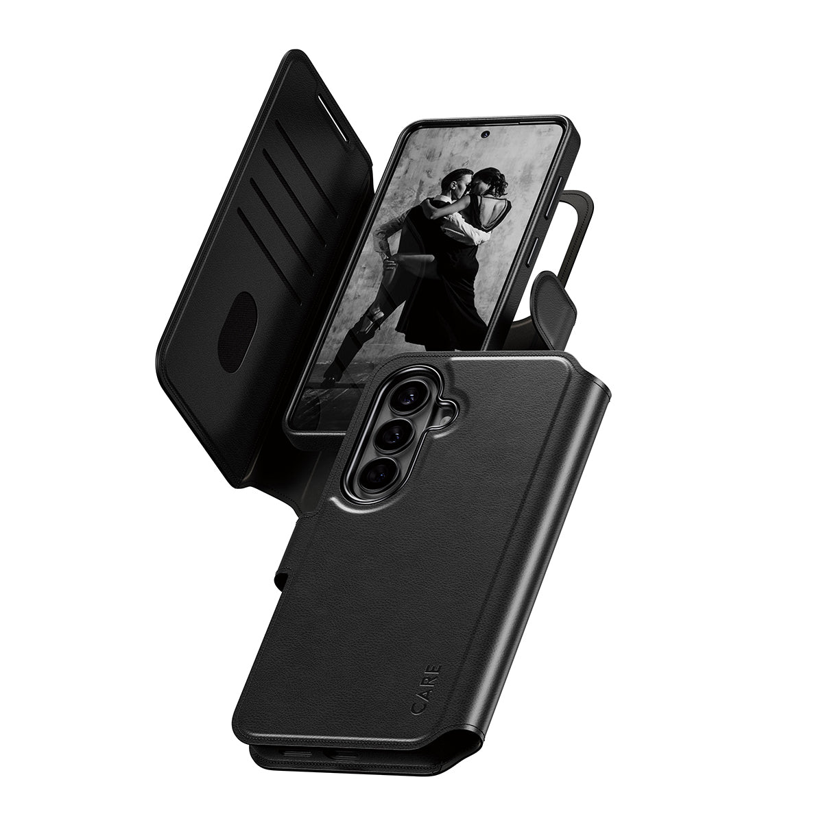 CARE by PanzerGlass Tango 2-in-1 Wallet Case w. Qi Samsung Galaxy S26