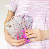 Design Case for iPhone 12 Pro blomsterhylster lysblå