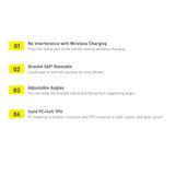 Foldestativ Baseus med magnetholder hvid (LUXZ010002)