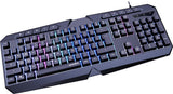 SPEEDLINK LUDICIUM tastatur Spil USB QWERTY Engelsk Sort