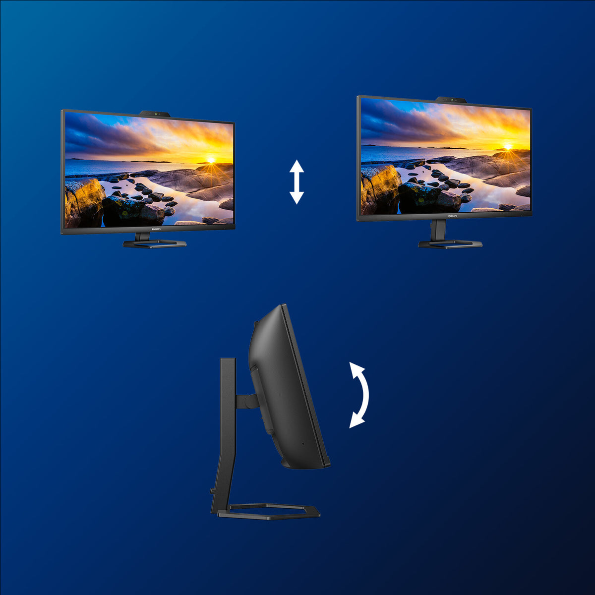 Philips 5000 series 34E1C5600HE/00 computerskærm 86,4 cm (34") 3440 x 1440 pixel 4K Ultra HD LED Sort