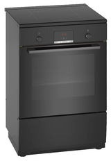 Bosch Serie 4 HLN39A060U komfur og ovn Fritstående komfur Elektrisk Zone induktionskogeplade Sort